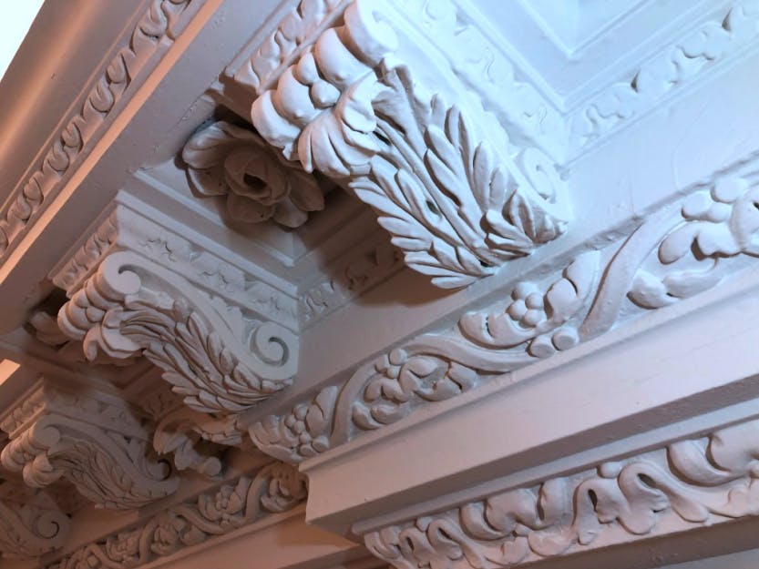 Gibbons’ detailed and elaborate carvings in stone.