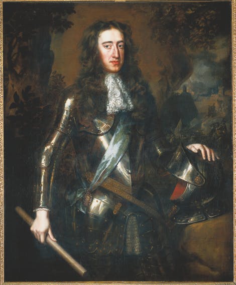 Portrait of William III of Orange by Wissing, part of the Royal Collection