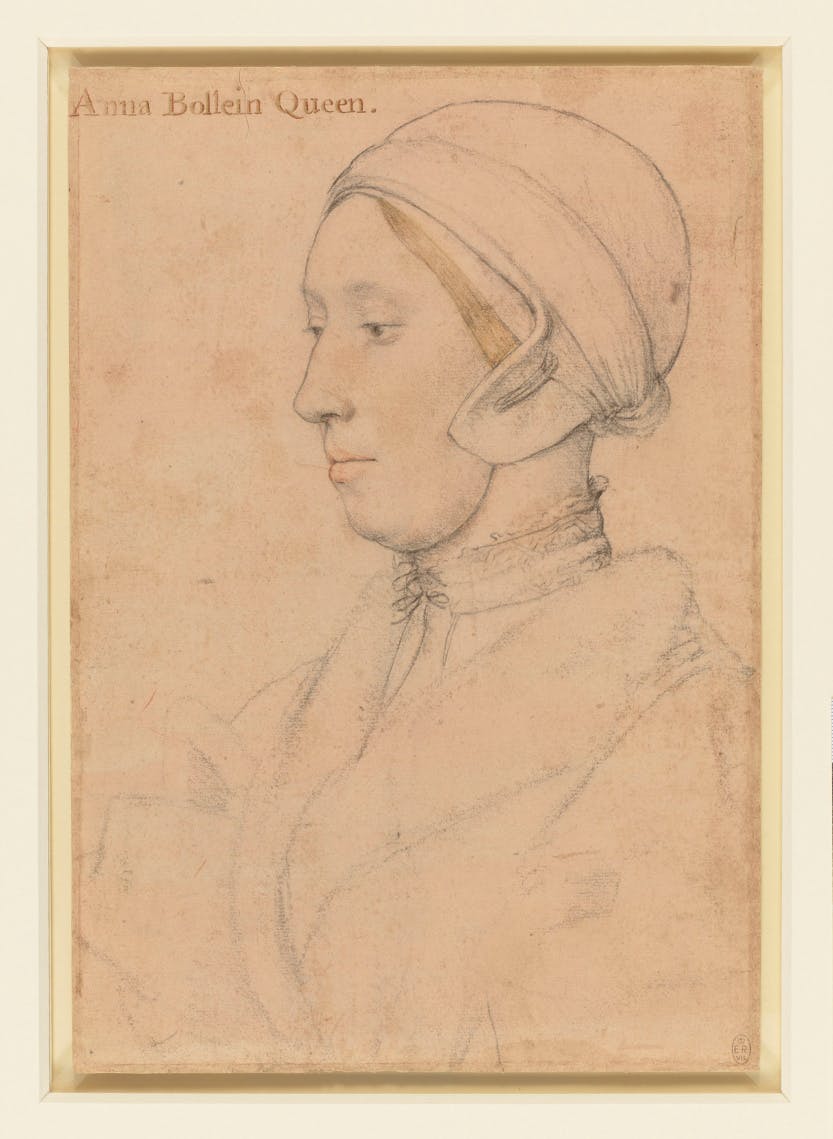 Queen Anne Boleyn (c.1500-1536) c.1533-6 by HANS HOLBEIN THE YOUNGER (1497/8-1543)