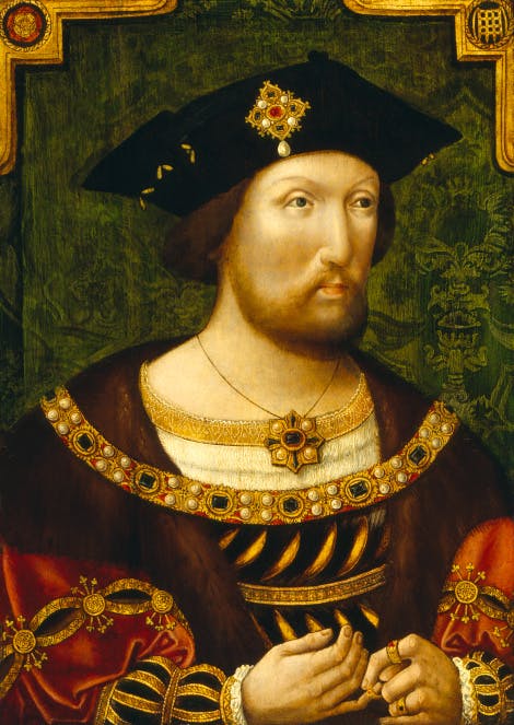 King Francis I Of France 16th Century Wearing Crown And Armour