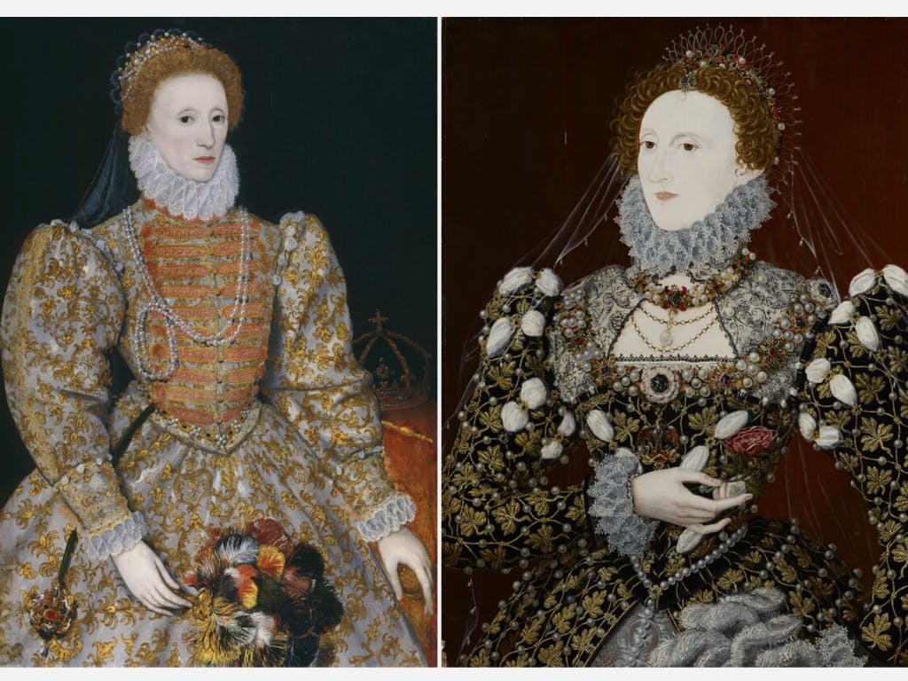 One of the most important surviving images of Elizabeth I, this portrait was almost certainly painted from life, and the resulting pattern for the queen's face was to be repeated for the remainder of her reign.