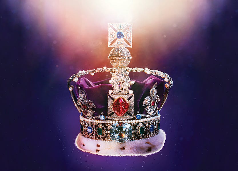 The Imperial State Crown, part of the Crown Jewels