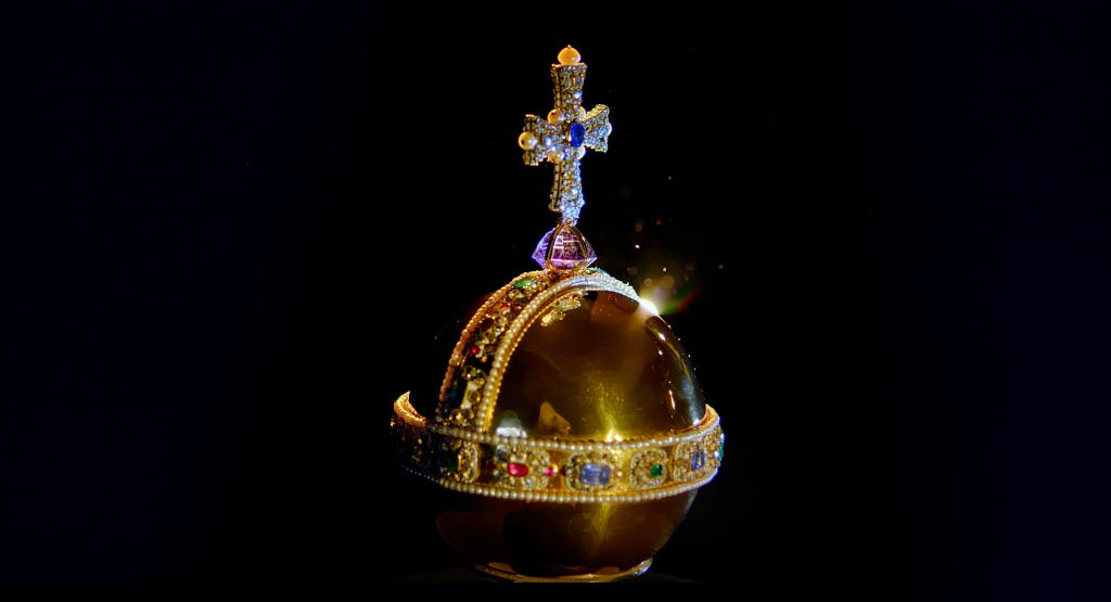 Image of the Sovereign's Orb, part of the Coronation Regalia
